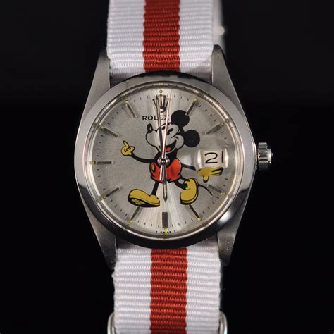 rolex mickey mouse real or fake|rolex oyster date mickey mouse.